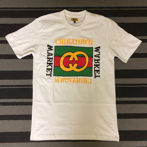 replica men's gucci shirt ebay|bootleg gucci shirt chinatown market.